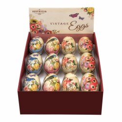 NOS2886_Vintage flower egg tins